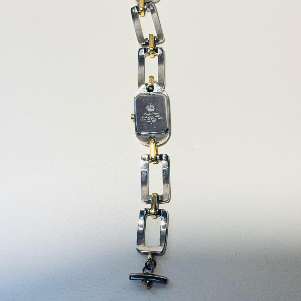 Premier Designs Rectangular Two-tone Watch - Picture 2 of 6